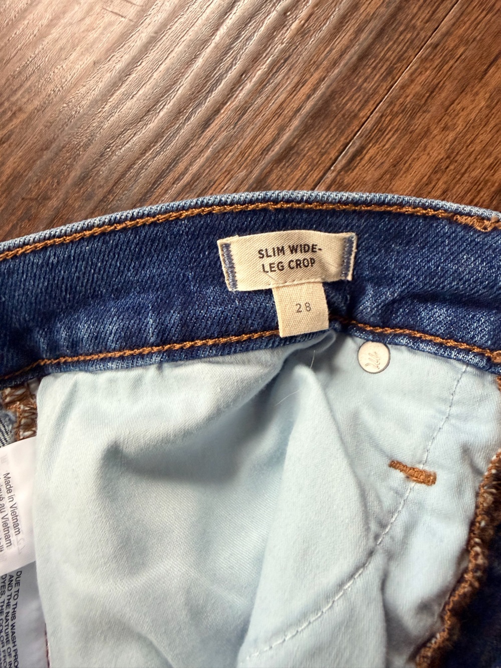 Madewell Faded Light-Blue Straight Leg Jeans - Picture 3 of 5